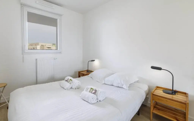 Bel appartement moderne avec jardin - terrasse