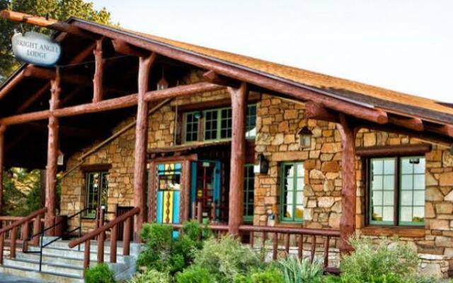 Bright Angel Lodge Inside The Park In Grand Canyon United