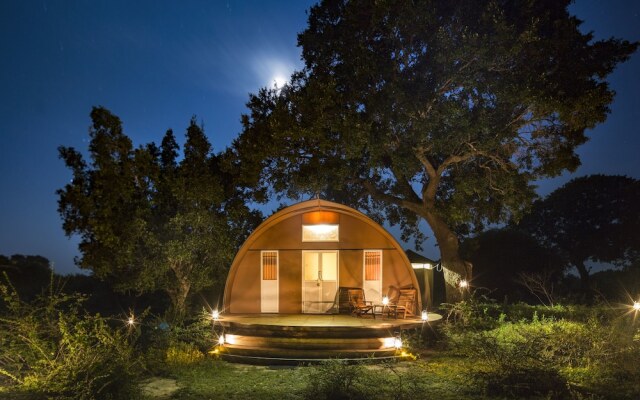 Отель Leopard Nest Luxury Campsite вид на фасад