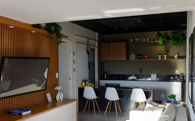 Cobertura Pé na Areia | Vista Deslumbrante | Luxo | Barra Bali | Destino BSM 402