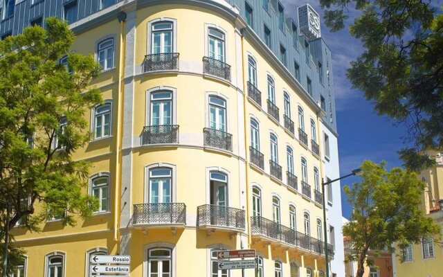 Отель The Vintage Lisboa Лиссабон вид на фасад