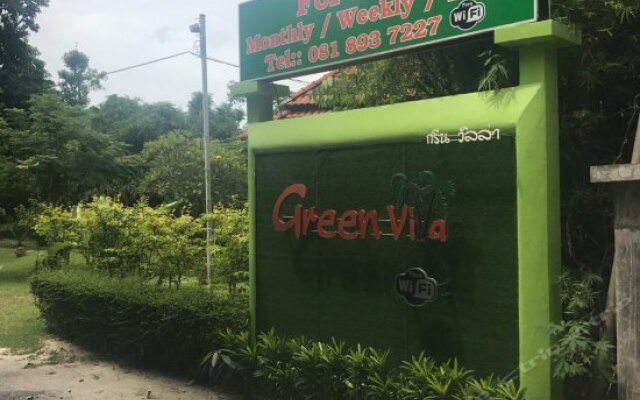 Отель Green Villa вид на фасад