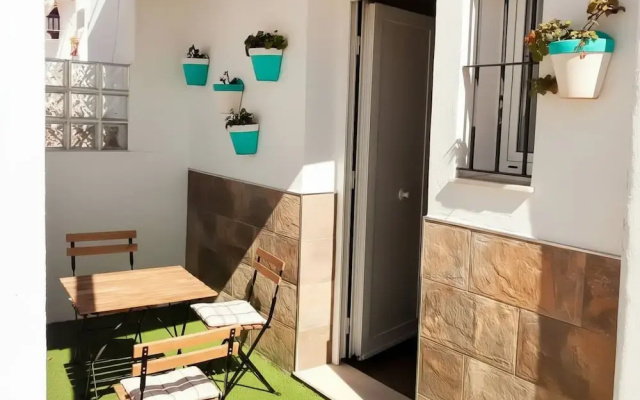 Estudio con Terraza y aire acondicionado