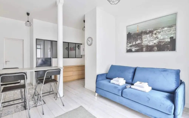 Bright Apartment - 1br/4p - Gare