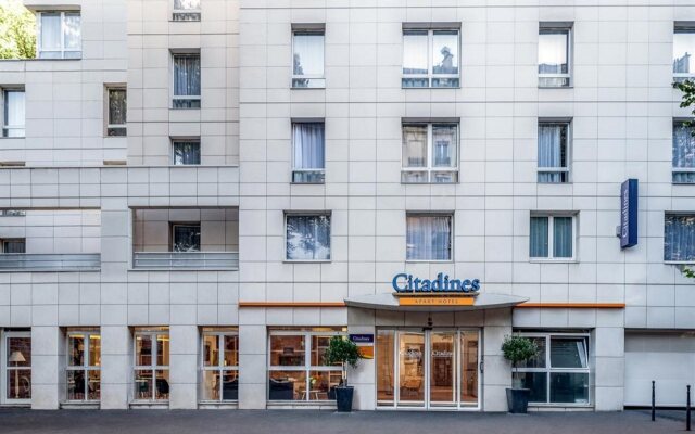 Citadines Apart`Hotel Montmartre Париж вид на фасад