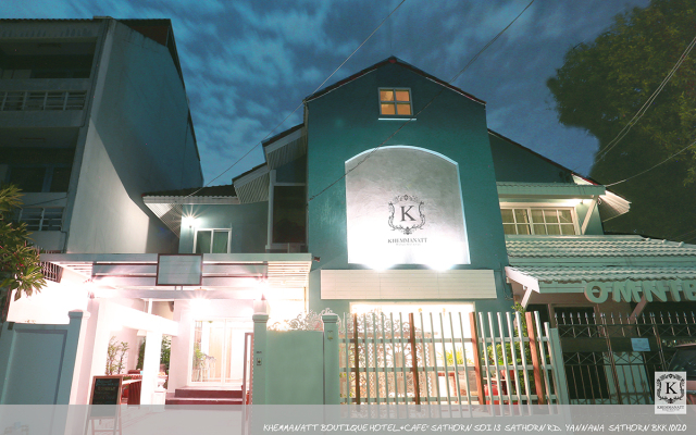 Khemmanatt Boutique Hotel Бангкок вид на фасад