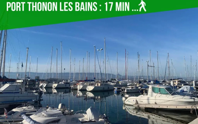 Viva Leman- HYPERCENTRE - VUE PANORAMIQUE- PARKING - WIFI