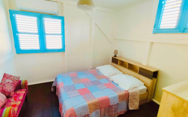 Location Maison Bleue avec piscine privative au Carbet Martinique