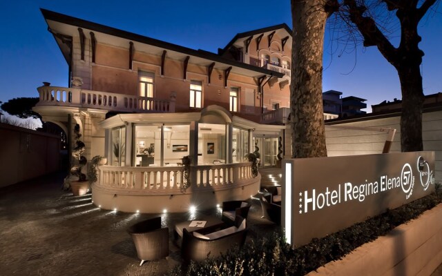Hotel Regina Elena 57 & Oro Bianco Spa Римини вид на фасад