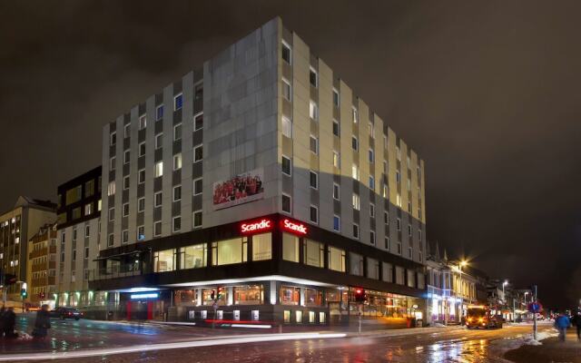 Отель Scandic Grand Tromsø вид на фасад