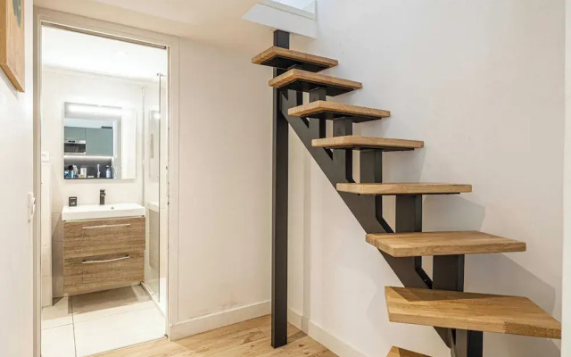 Modern Mezzanine Apt 2br/4p - Place Garibaldi