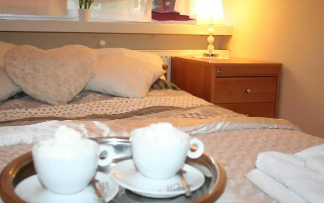 Apartament z baldachimem i pięknym widokiem Olsztyna