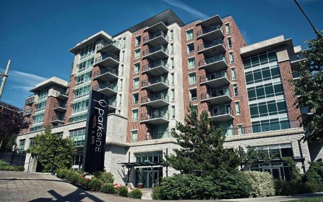 Отель The Parkside Hotel & Spa Канада, Виктория - отзывы, цены и фото номеров - забронировать отель The Parkside Hotel & Spa онлайн вид на фасад