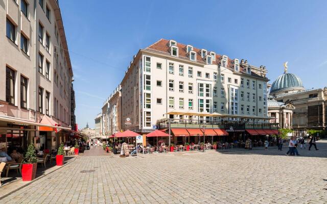 Отель Aparthotel Münzgasse Германия, Дрезден - 3 отзыва об отеле, цены и фото номеров - забронировать отель Aparthotel Münzgasse онлайн вид на фасад