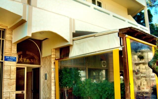 Отель Fantasia Hotel Apartments Греция, Кос - отзывы, цены и фото номеров - забронировать отель Fantasia Hotel Apartments онлайн вид на фасад