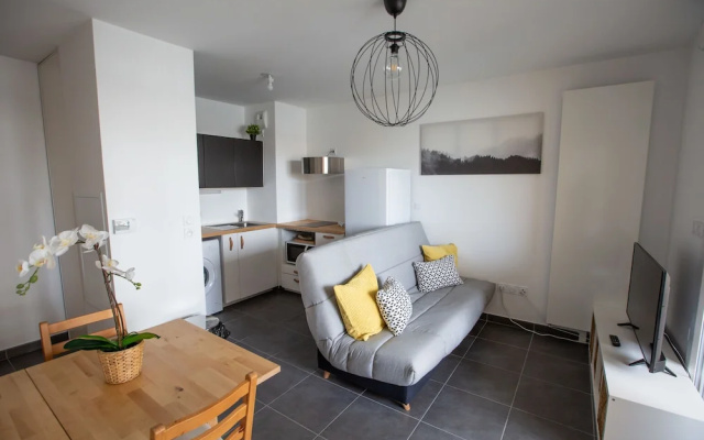 T2 terrasse parking conciergerie