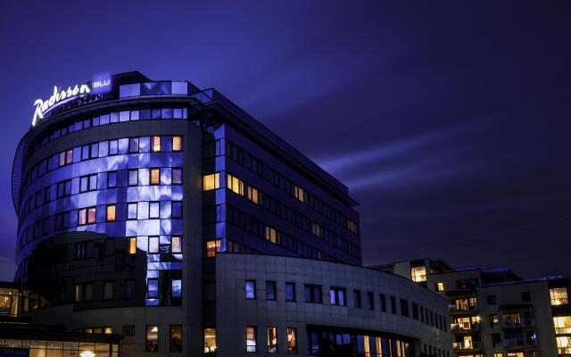 Radisson Blu Hotel Nydalen, Oslo вид на фасад
