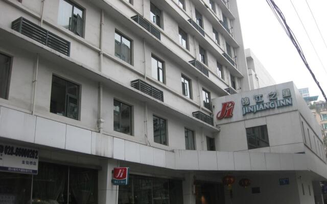 Отель Jinjiang Inn Chendu Jinxianqiao вид на фасад