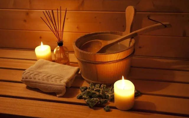 Blockhutte im Harz mit Sauna und Kamin