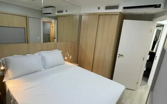 Flat em hotel Excelente