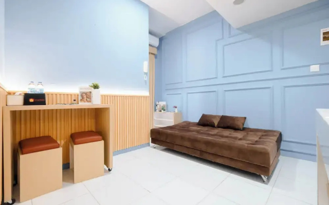 Blue Toned 1Br Apartment At Tokyo Riverside Pik 2