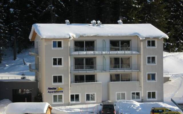 Отель Aladin Appartments St.Moritz Швейцария, Санкт-Мориц - отзывы, цены и фото номеров - забронировать отель Aladin Appartments St.Moritz онлайн вид на фасад