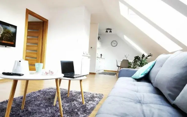 Apartament Miętowy z 2 sypialniami i miejscem parkingowym