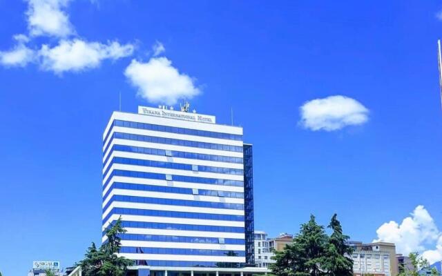 Отель Tirana International Hotel & Conference Centre Албания, Тирана - отзывы, цены и фото номеров - забронировать отель Tirana International Hotel & Conference Centre онлайн вид на фасад