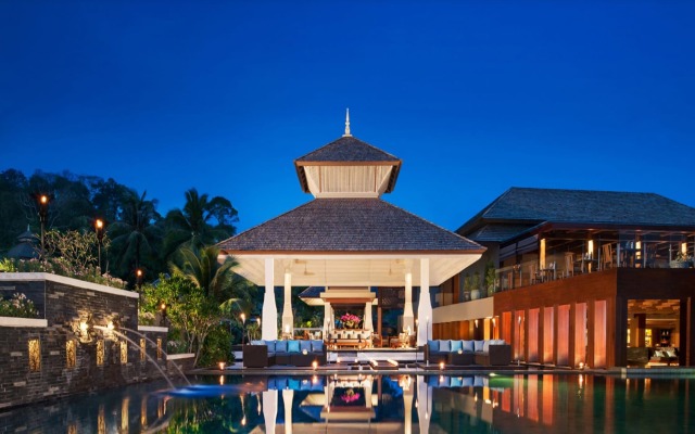 Отель Anantara Layan Phuket Resort пляж Лайян вид на фасад