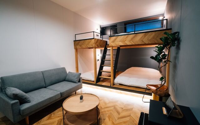 mizuka Daimyo 3 unmanned hotel Фукуока комната для гостей