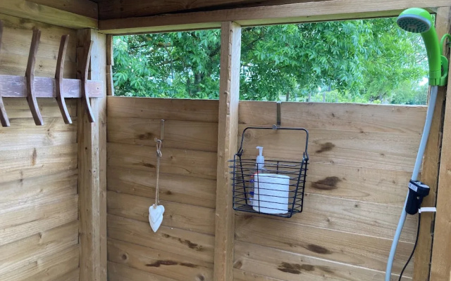 1br-sleeps2-field View-parking-cabin Experience