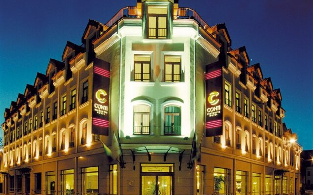 Отель Conti Литва, Вильнюс - - забронировать отель Conti, цены и фото номеров вид на фасад