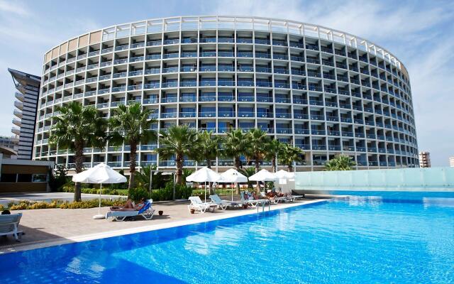 Kervansaray Kundu Beach Hotel Турция, Кунду - 5 отзывов об отеле, цены и фото номеров - забронировать отель Kervansaray Kundu Beach Hotel онлайн вид на фасад