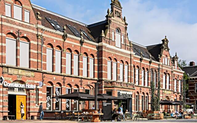 Отель Conscious Hotel Westerpark Нидерланды, Амстердам - отзывы, цены и фото номеров - забронировать отель Conscious Hotel Westerpark онлайн вид на фасад