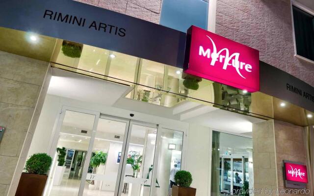 Отель Mercure Rimini Artis Римини вид на фасад