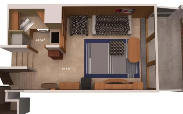 Appartement Courchevel 1650, 2 pièces, 4 personnes - FR-1-563-60