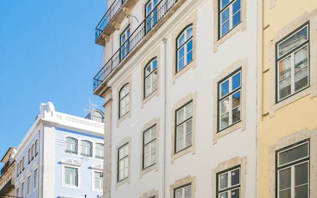 Отель Santa Justa 77 -Lisbon Luxury Apartments Португалия, Лиссабон - отзывы, цены и фото номеров - забронировать отель Santa Justa 77 -Lisbon Luxury Apartments онлайн вид на фасад