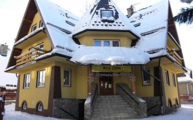 Отель Willa Znana Zakopane Закопане вид на фасад