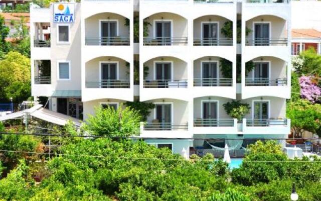 Отель Saga Hotel Греция, Порос - отзывы, цены и фото номеров - забронировать отель Saga Hotel онлайн вид на фасад