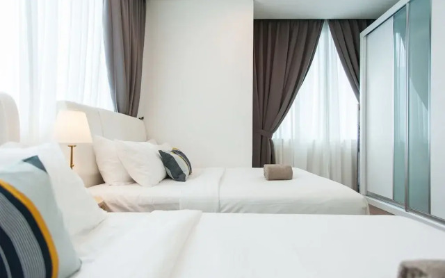 S3 Beautiful 2 Beds Suite - KLCC - KL Tower - WIFI