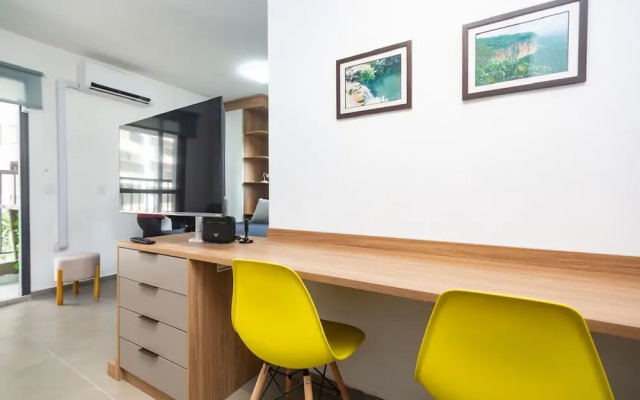 Studio com Varanda ao Lado da Esta o Pinheiros