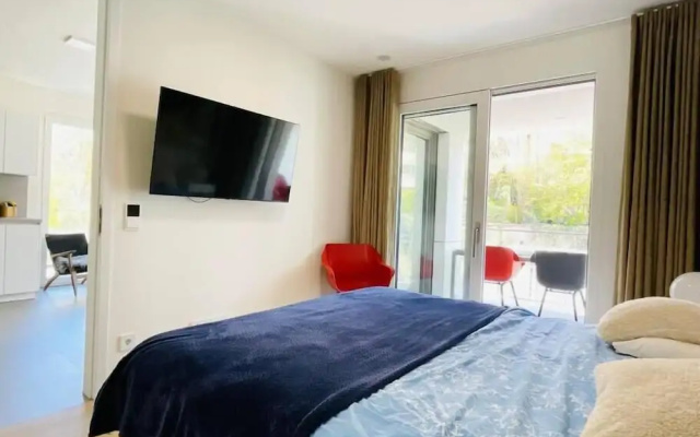 Lux Green Flat in Center-Parking&Terrace