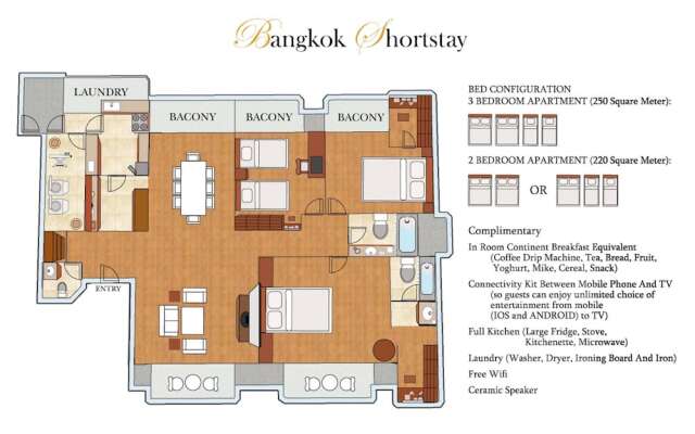 Отель Bangkok Shortstay, 2-3 Br Sukhumvit Бангкок вид на фасад