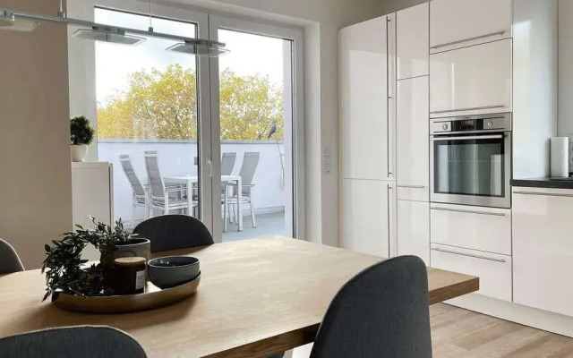 Modernes Apartment über den Dächern von Osnabrück