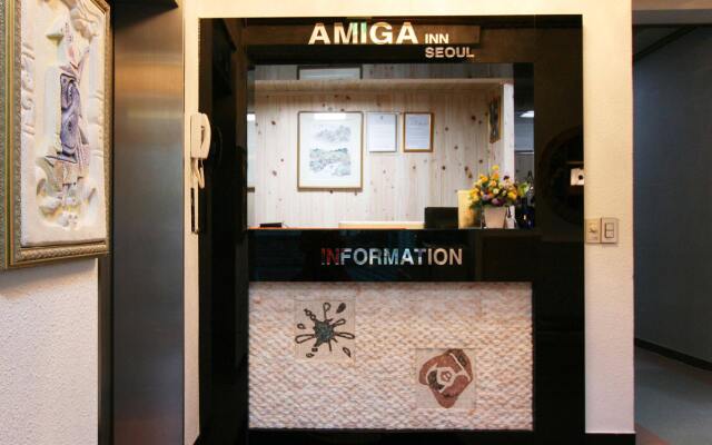 Отель Amiga Inn Seoul вид на фасад