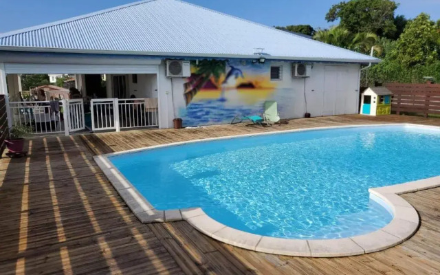 Bel appartement t2 avec vue sur palmier et mer