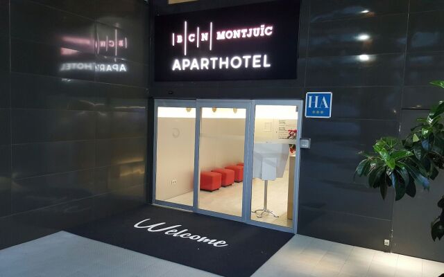 Отель Aparthotel Bcn Montjuic Барселона вид на фасад