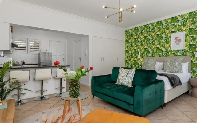 Stylish Sea Point Studio in Secure Complex Patio