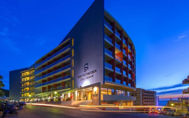 Отель Semiramis City Hotel Греция, Родос - 5 отзывов об отеле, цены и фото номеров - забронировать отель Semiramis City Hotel онлайн вид на фасад