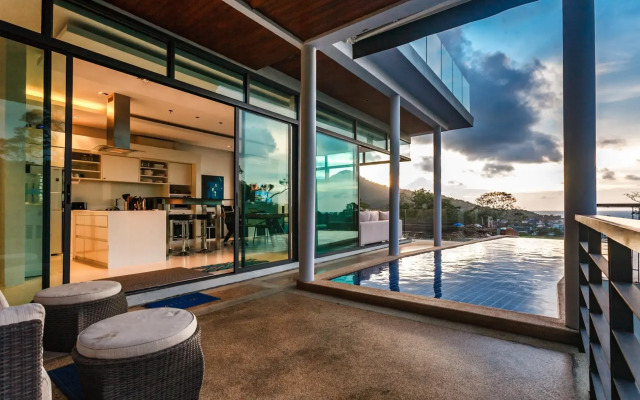Paradesa - Seaview 3 bedroom private pool villa in Kamala